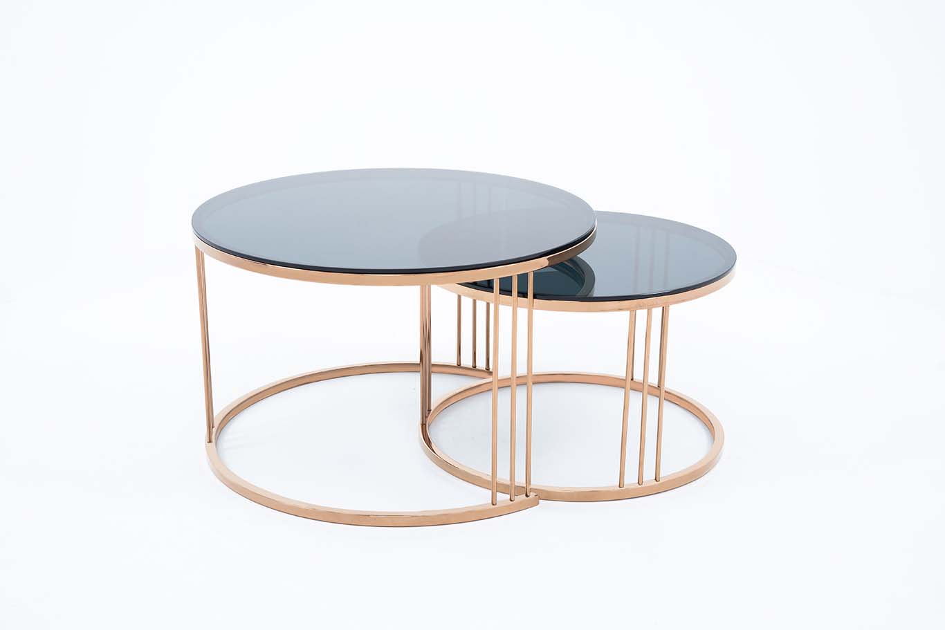 VOCATION TREE Round Side Table for Living Room Modern Minimalist Style Furniture