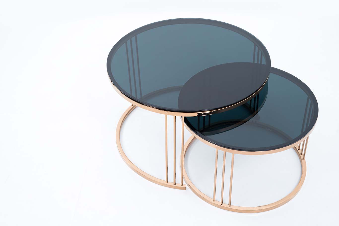 VOCATION TREE Round Side Table for Living Room Modern Minimalist Style Furniture