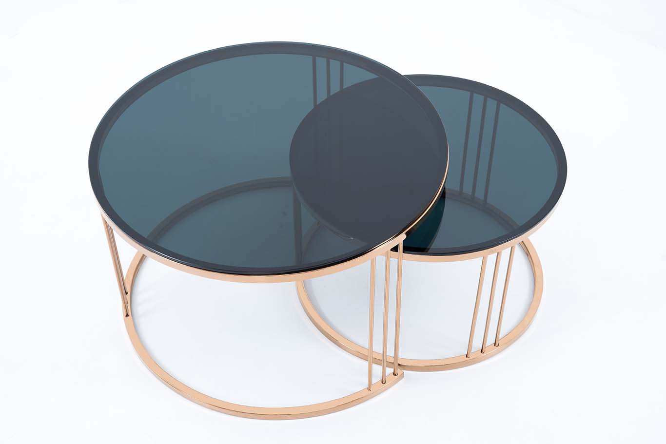 VOCATION TREE Round Side Table for Living Room Modern Minimalist Style Furniture