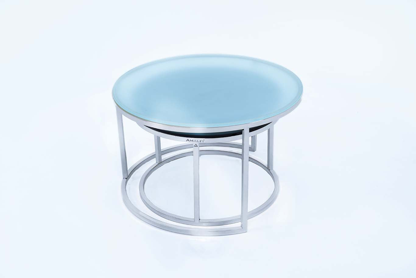 Round Coffee Table Modern Sofa Side Table for Living Room End Table Center Table Set of 2