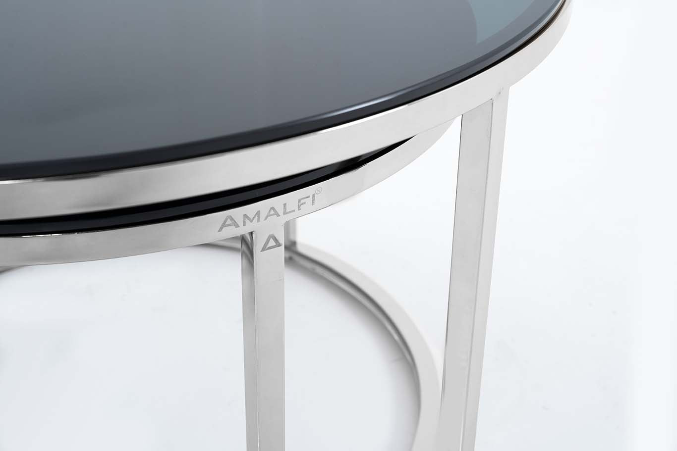 Coffee Table for Living Room, Modern Nesting Table Set of 2,