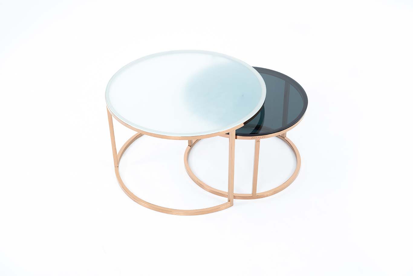 Round Side Table for Living Room Modern Minimalist Style Furniture
