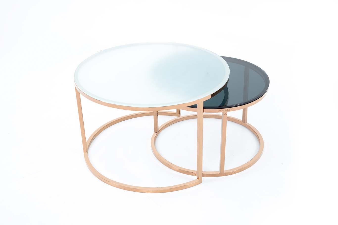 Round Side Table for Living Room Modern Minimalist Style Furniture