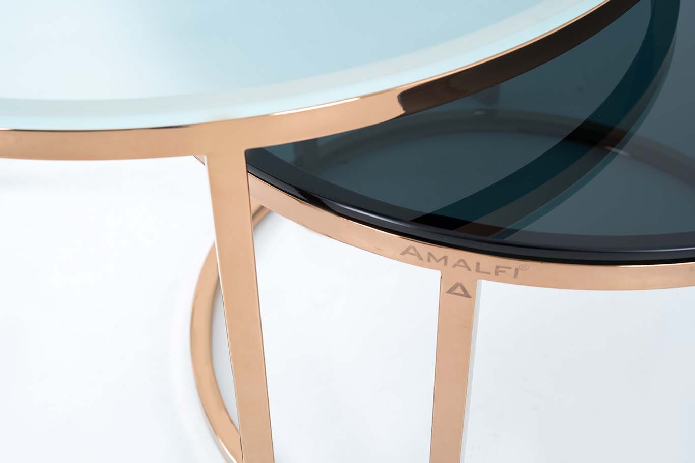 Round Side Table for Living Room Modern Minimalist Style Furniture