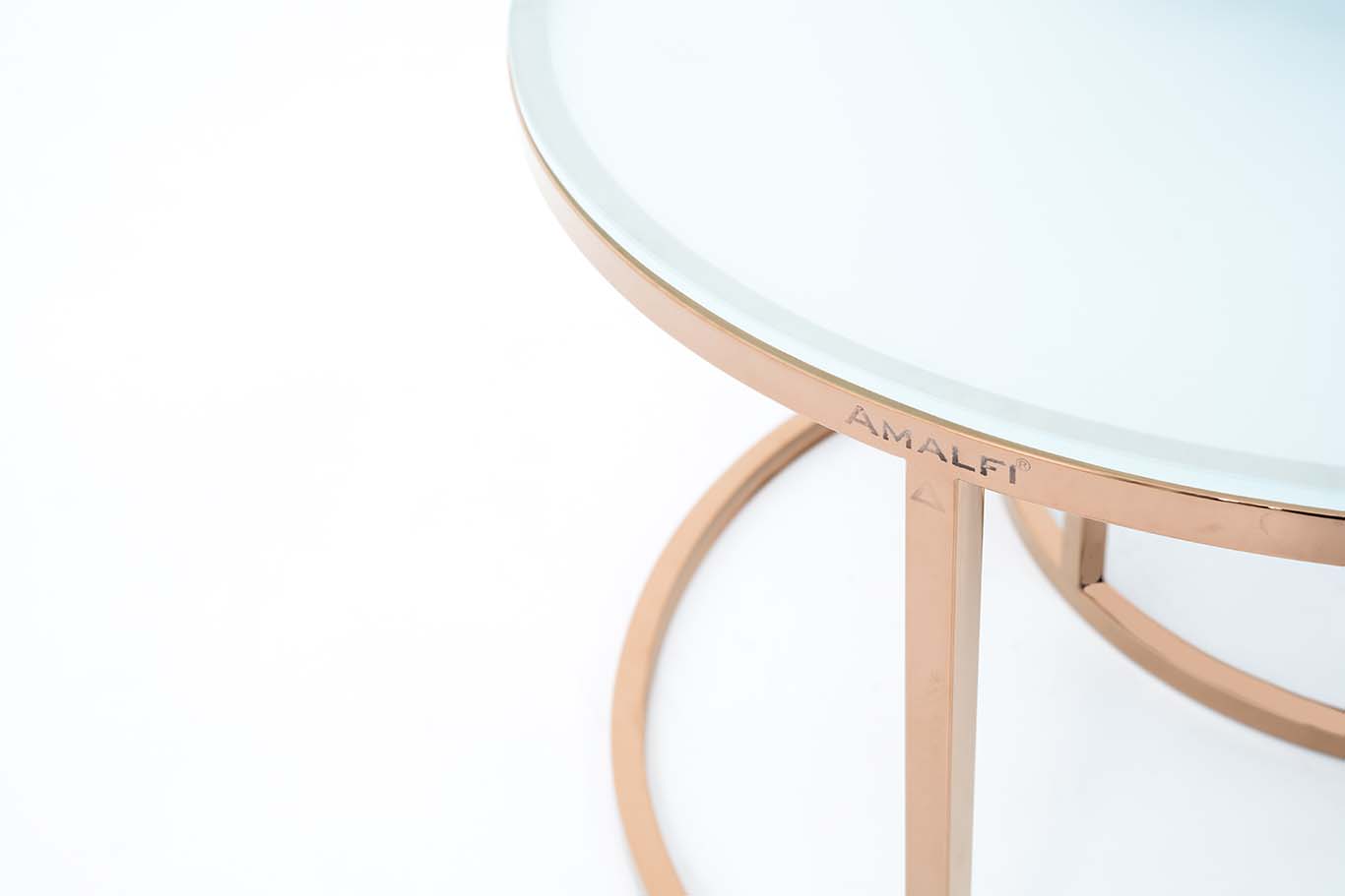 Round Side Table for Living Room Modern Minimalist Style Furniture