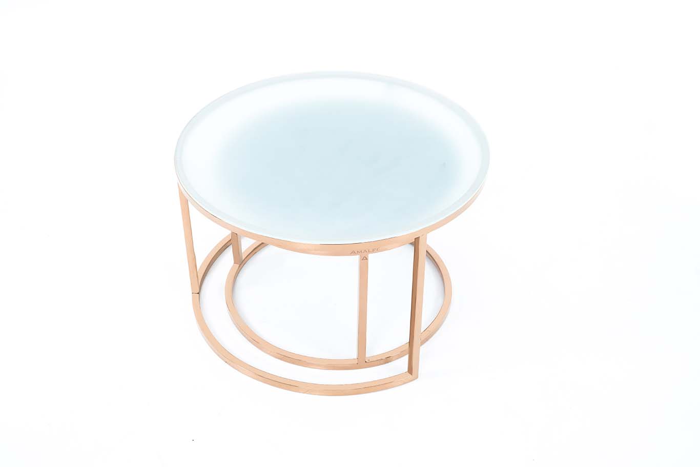 Round Side Table for Living Room Modern Minimalist Style Furniture