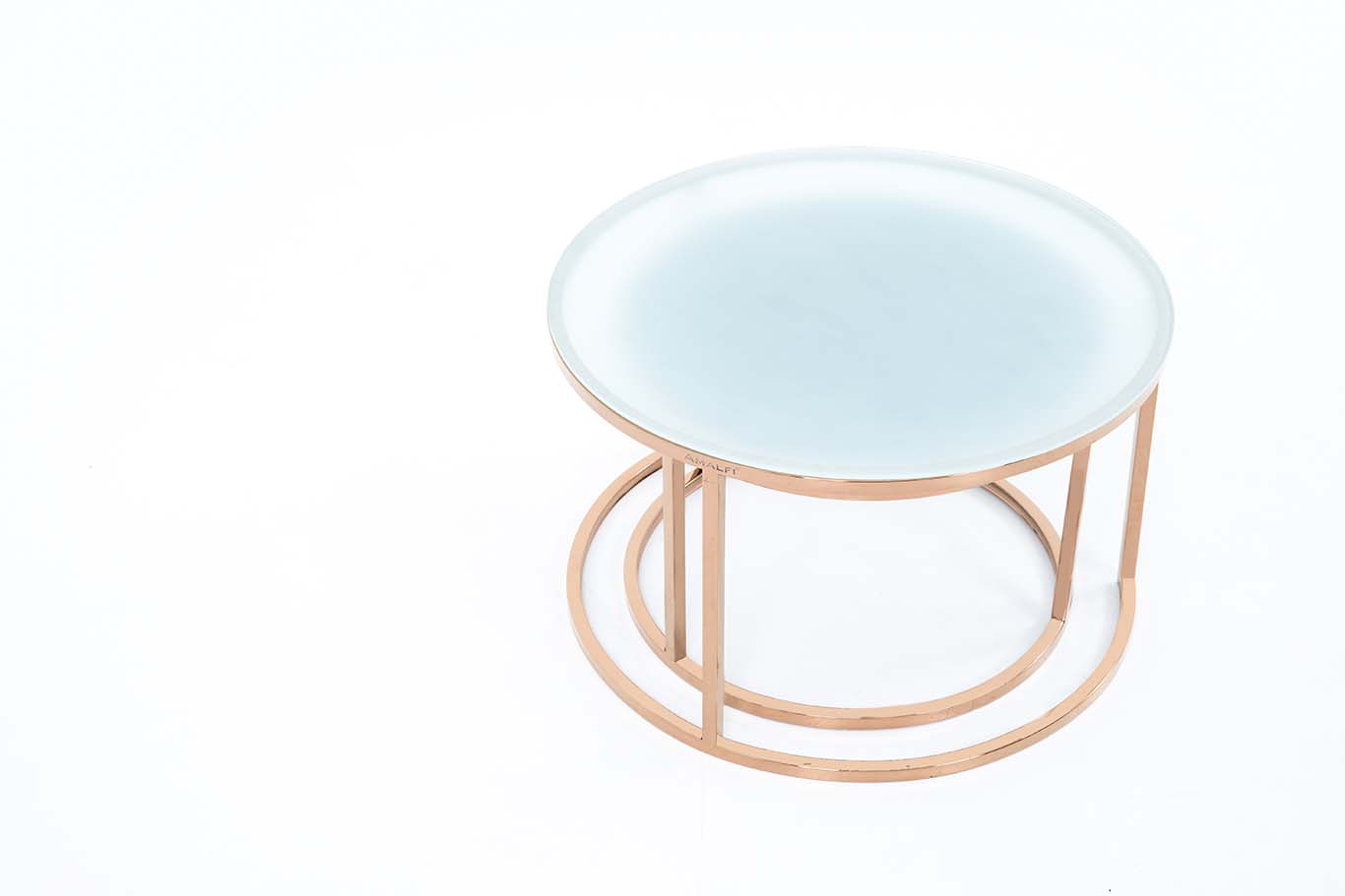 Round Side Table for Living Room Modern Minimalist Style Furniture