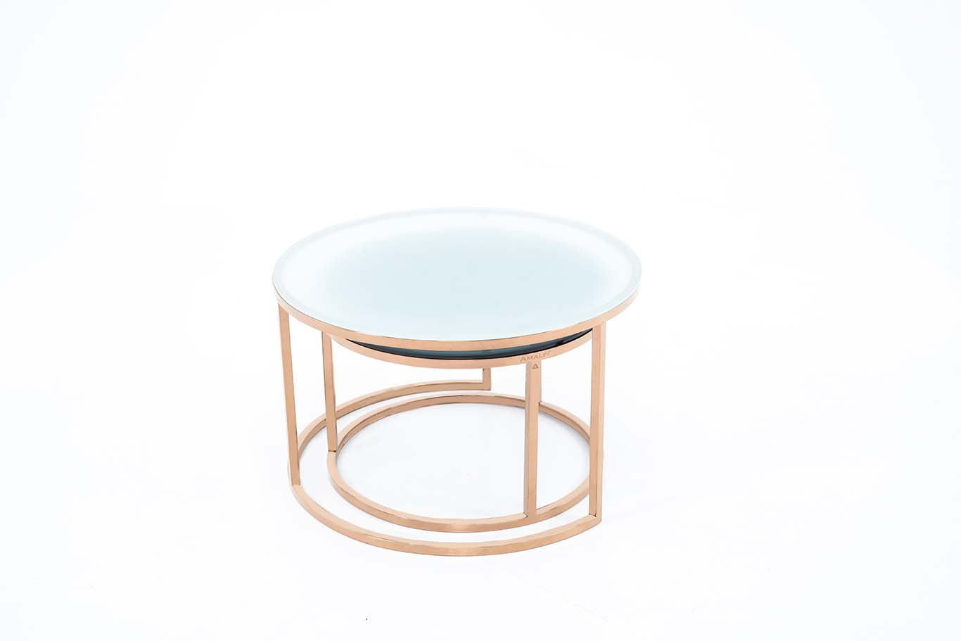 Round Side Table for Living Room Modern Minimalist Style Furniture
