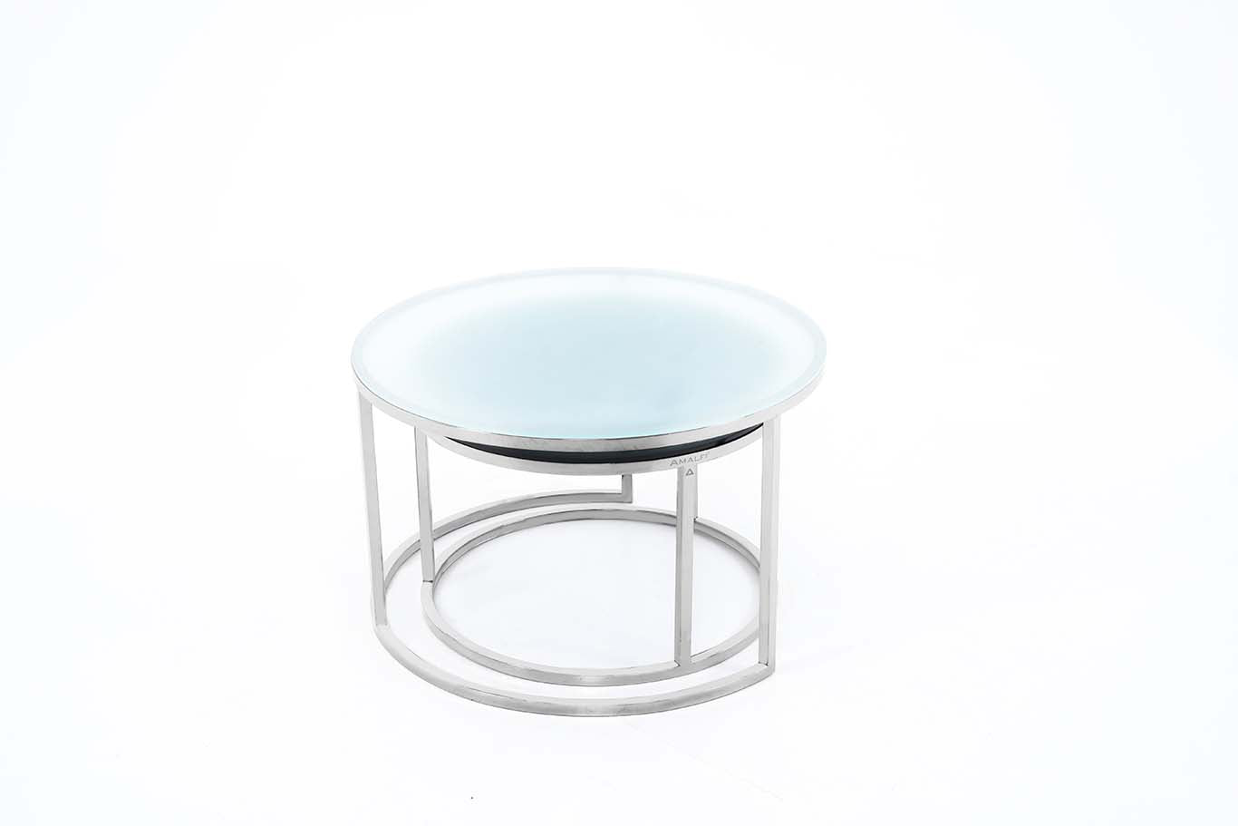 Round Coffee Table Modern Sofa Side Table for Living Room End Table Center Table Set of 2