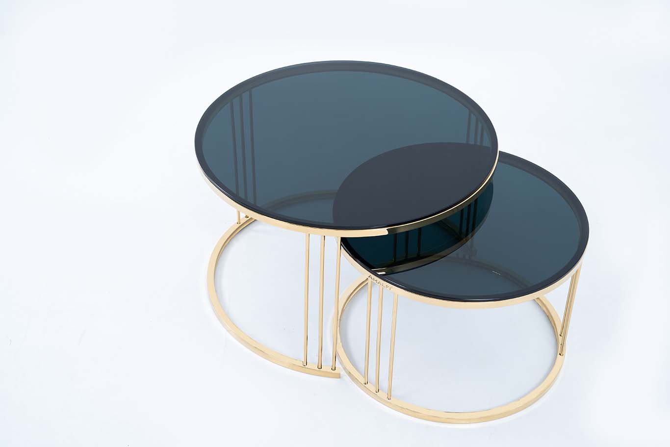 Round Side Table for Living Room Modern Minimalist Style Furniture